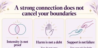 Three relationship reminders: intensity is not proof, harm is not a debt, and support is not failure.